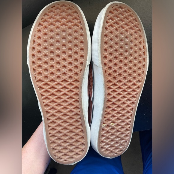 Orange Textured Vans - Picture 3 of 4